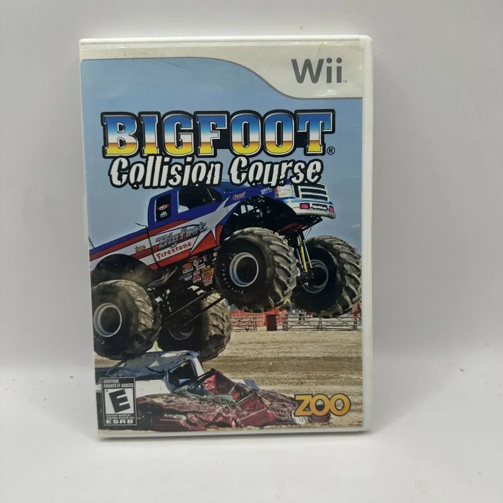 Bigfoot Collision Course Nintendo Wii Game Complete With Manual & Case